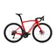 Pinarello F5 Disc with Shimano 105 DI2 and Most Carbon Wheels in Furious Red
